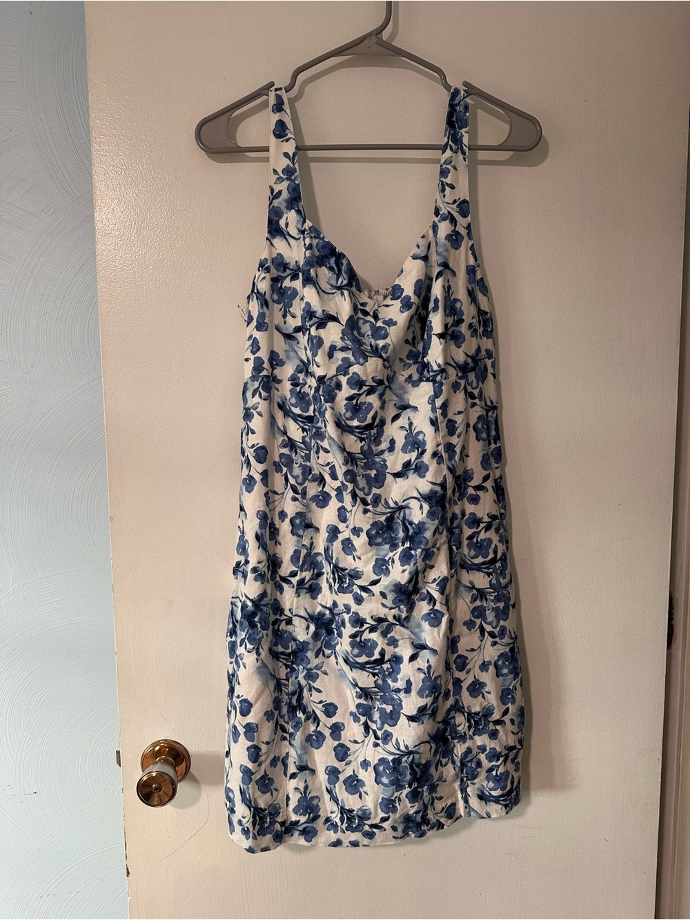 Abercrombie & Fitch Linen Blend Mini Dress